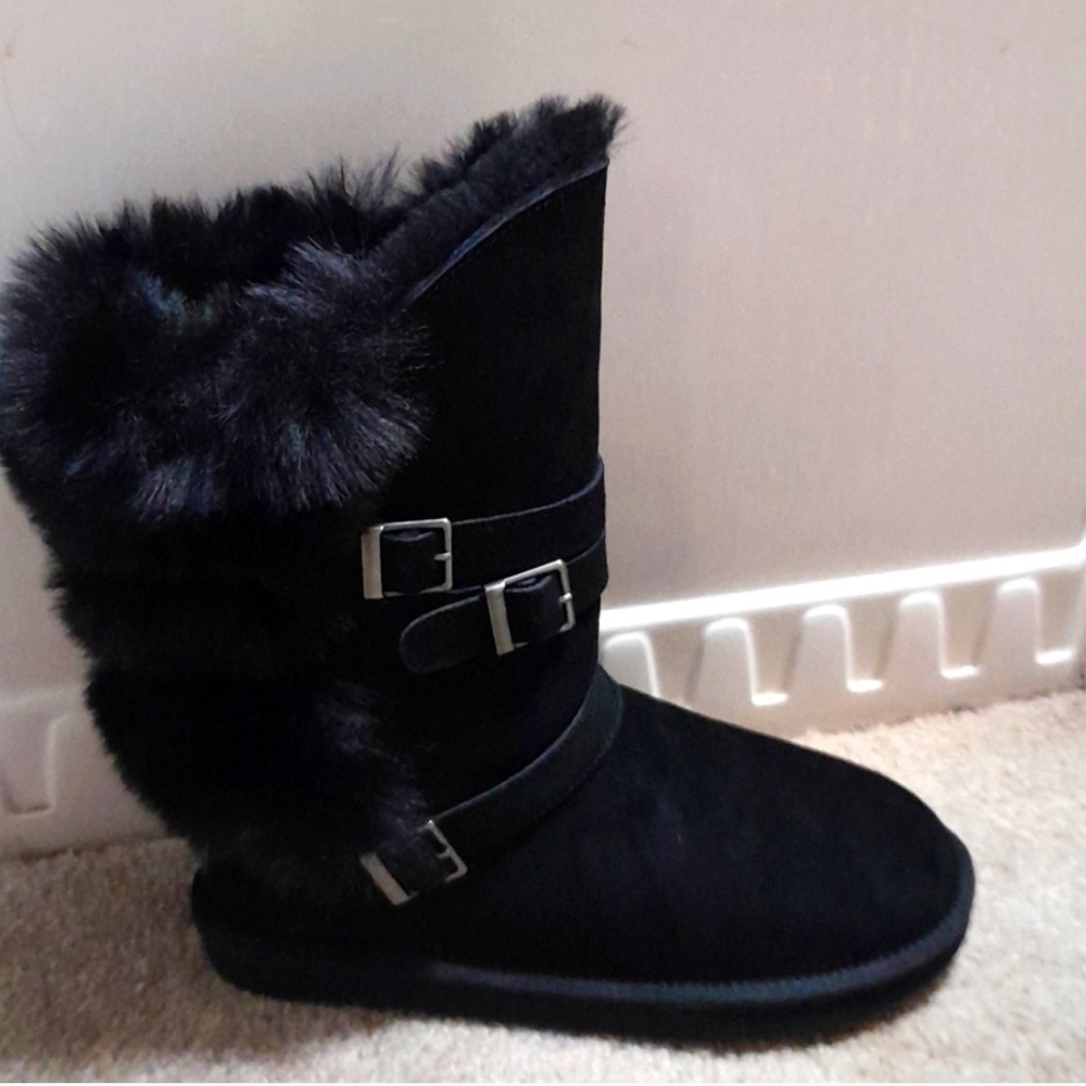 SOLD - Australia Luxe Collective “Nadir” Black Winter Boots - NO BOX